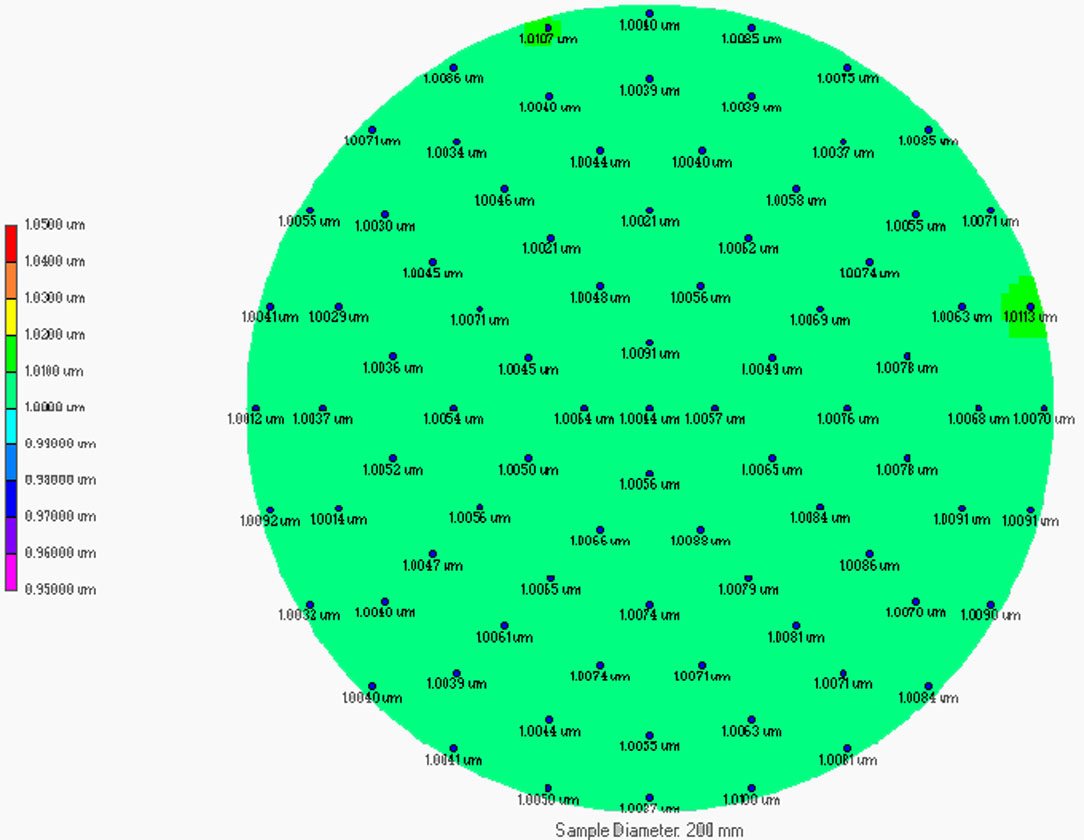 スピンコーター MS-B200 膜厚画像